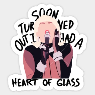 Heart of Glass Miley Sticker